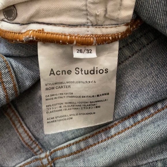 Acne Studios Row Carter Jeans - Picture 11 of 14